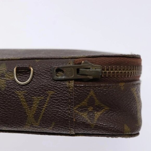 LOUIS VUITTON Monogram Poche Monte Carlo Jewelry Box Vintage M47352 Auth 141127 - Picture 10 of 16